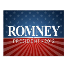 Mitt Romney for President 2012 Post Card