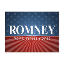 Mitt Romney for President 2012 Post Card