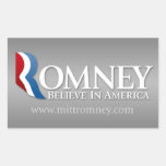 Mitt Romney for President 2012 Rectangular Sticker