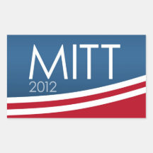 Mitt Romney for President 2012 Rectangular Sticker