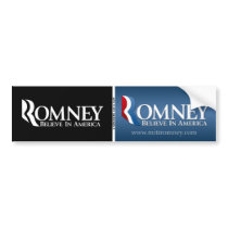 Mitt Romney for President - BOGO Bumper Stickers