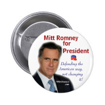 Mitt Romney for President Button