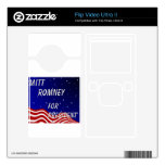 Mitt Romney For President Night Sky Decal For Flip Ultra II