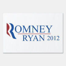 Mitt Romney  for President Yard Sign