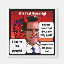 Mitt Romney gaffs Fridge Magnet