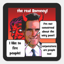 Mitt Romney gaffs Stickers