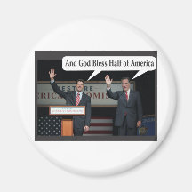 Mitt Romney Hates you 47% Vote for Barack Obama Refrigerator Magnets
