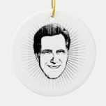 MITT ROMNEY HEAD BURST.png Christmas Ornaments
