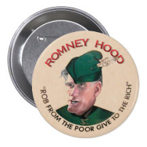 Mitt Romney Hood 2012 Pinback Button