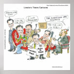 Mitt Romney In Therapy Funny Poster