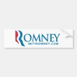 Mitt Romney Logo Bumper Sticker 2012 White