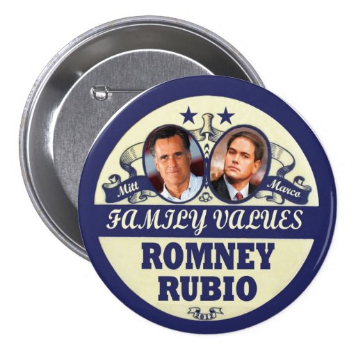 Mitt Romney & Marco Rubio Pin