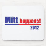 Mitt Romney "Mitt Happens" Mouse Pads
