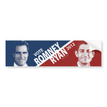 Mitt Romney Paul Ryan 2012 Bumper Sticker bumper stickers