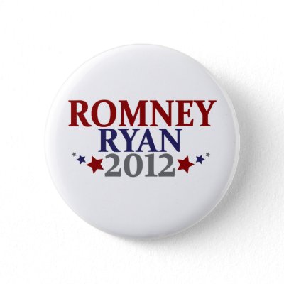 Mitt Romney Paul Ryan 2012 Pin