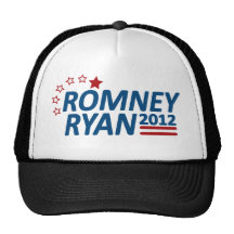 Mitt Romney Paul Ryan 2012 Stars Trucker Hat