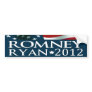 Mitt Romney Paul Ryan Election 2012 Bumper Sticker