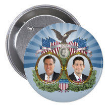 Mitt Romney Paul Ryan Jugate Pin