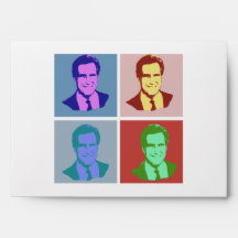 MITT ROMNEY Pop Art Envelope