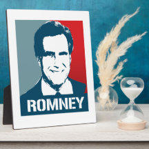 MITT ROMNEY POSTER PLAQUE