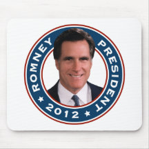 Mitt Romney President 2012 Mouse Pad