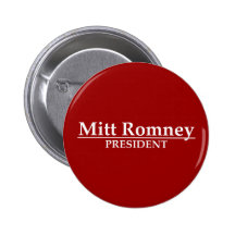 Mitt Romney President Button