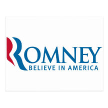 Mitt Romney Presidential Campaign Election Product Postcard