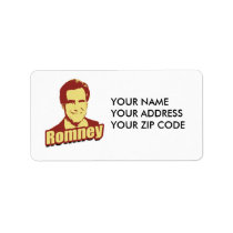 MITT ROMNEY Propaganda Poster labels