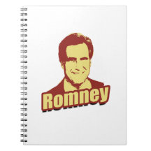 MITT ROMNEY Propaganda Poster Spiral Note Book