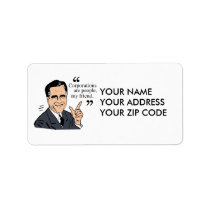 Mitt Romney Quotes color labels
