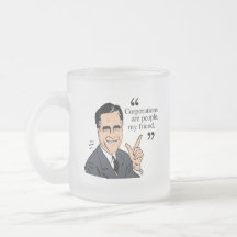 Mitt Romney Quotes color Mugs
