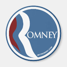 Mitt Romney "R" Logo Circle (Blue) Fridge Magnets