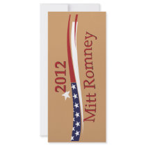 Mitt Romney Customized Rack Card