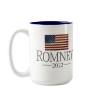 Mitt Romney - USA flag Mug