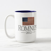 Mitt Romney - USA flag Mug