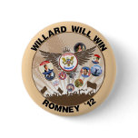 Mitt Romney will win in 2012 Buttons