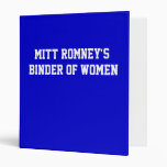 Mitt Romney's Binder of Women