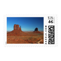 Mittens At Monument Valley Stamp