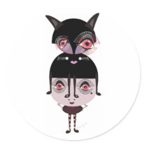 Mitzi and Fitzi stickers