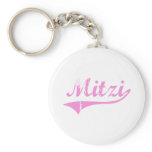 Mitzi Classic Style Name Keychain