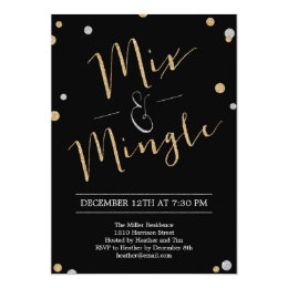 Mix & Mingle Holiday Party Invitation