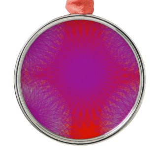 mix red and purple abstract art ornament