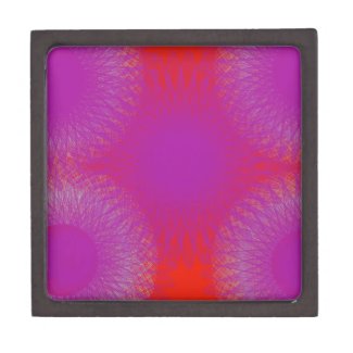 mix red and purple abstract art premium trinket boxes