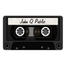 Mix Tape Black Business Cards