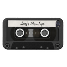 Mix Tape Personalized Black iPhone 4 Cover
