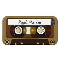 Mix Tape Personalized Gold iPhone 4/4S Case