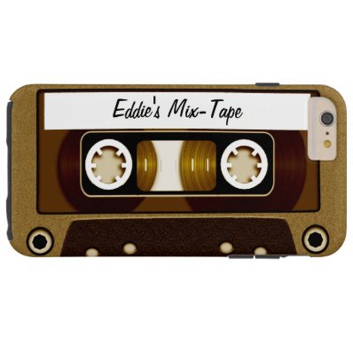 Mix Tape Personalized Gold Tough iPhone 6 Plus Case
