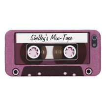 Mix Tape Personalized Pink Cases For iPhone 5