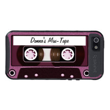 Mix Tape Personalized Pink iPhone 5 Cases