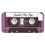 Mix Tape Personalized Pink iPhone 5 Covers